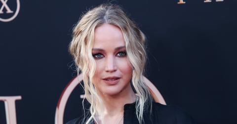 Jennifer Lawrence on the red carpet.