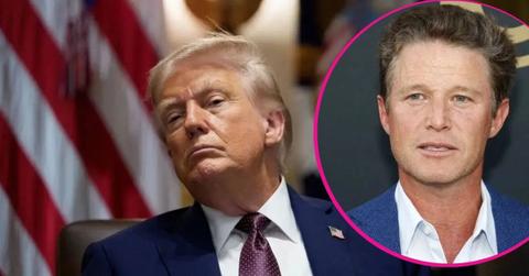 image and inset of Donald trump and billy bush