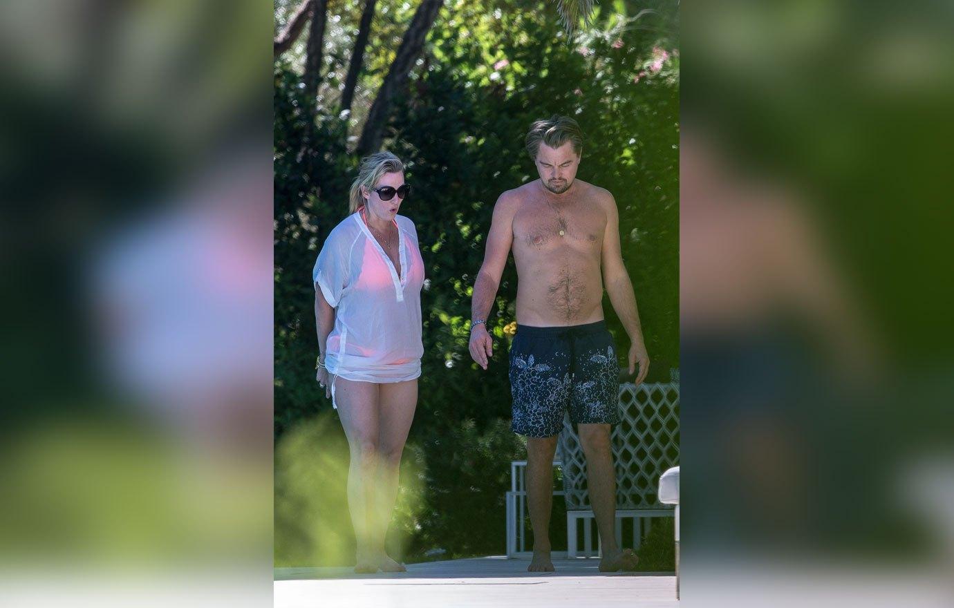 *EXCLUSIVE* Leonardo DiCaprio and Kate Winslet reunite in St. Tropez ***NO WEB***