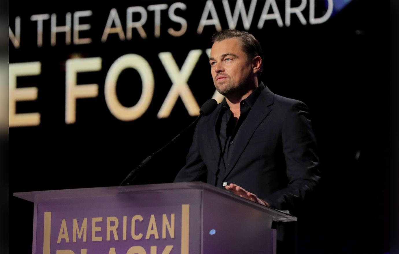 Leonardo DiCaprio Presents Jamie Foxx With Award At ABFF