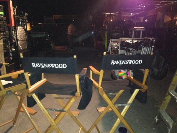 Ravenswood set visit interview