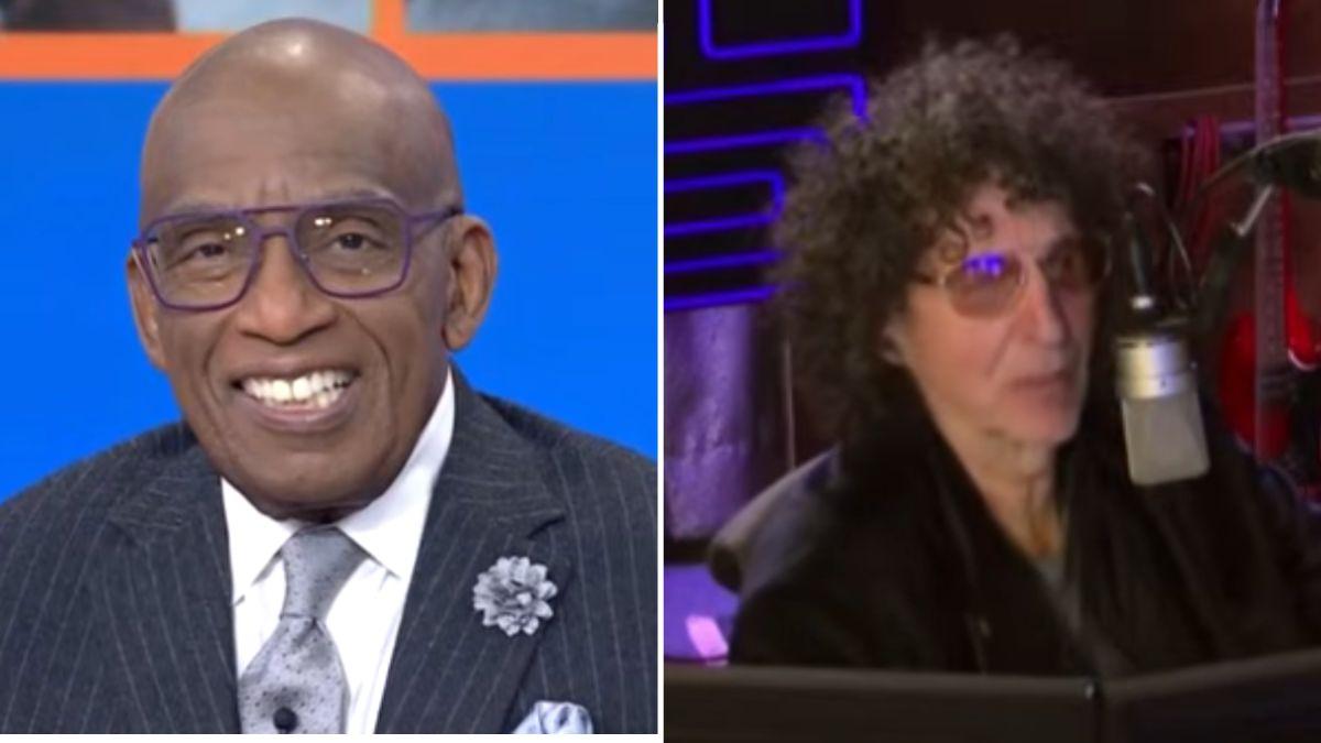 split image of Al Roker and Howard Stern