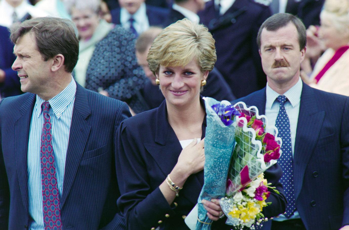 Princess Diana in Plaistow 1990