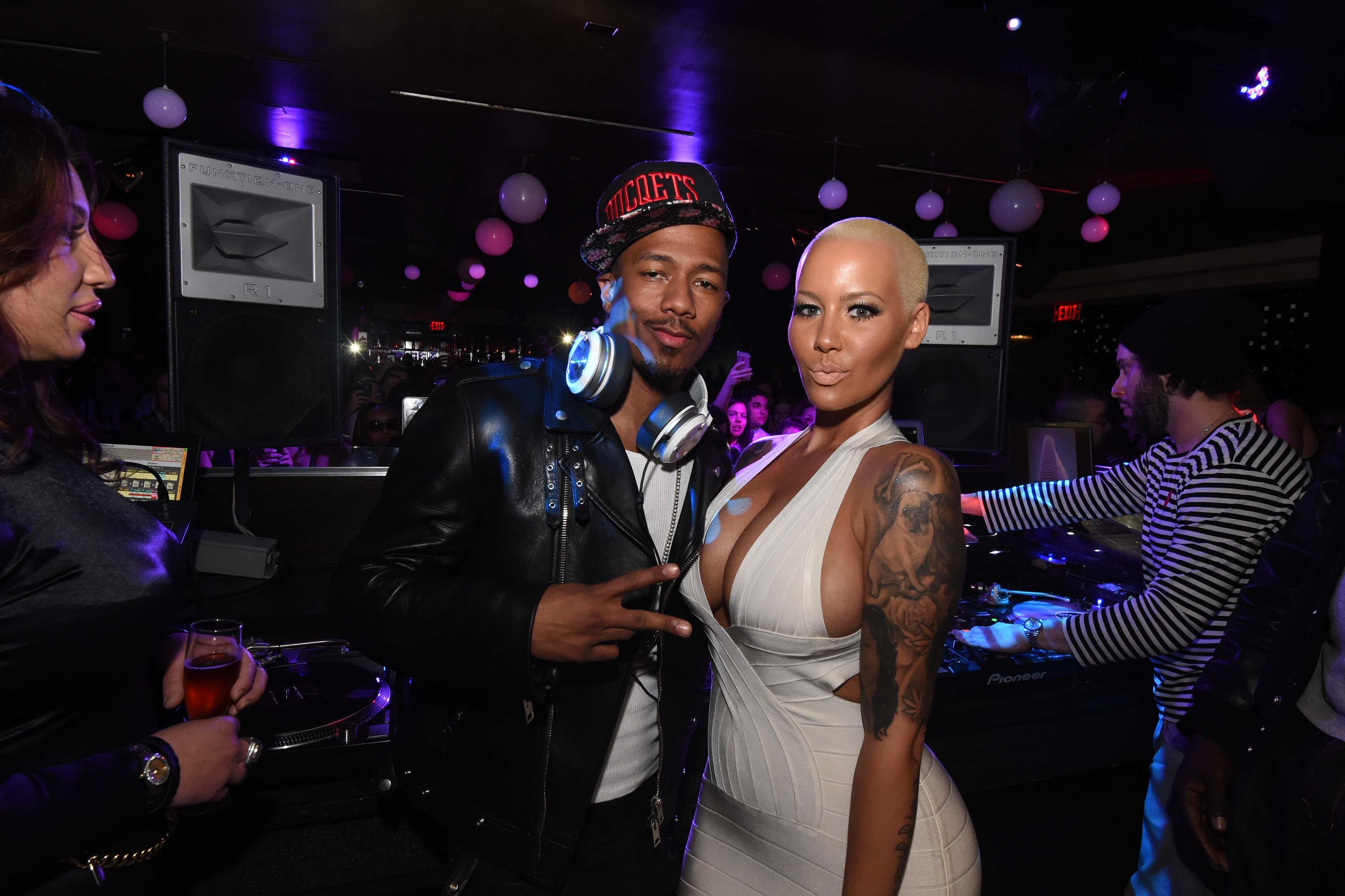 Amber rose nick cannon kathy griffith atlantic city04