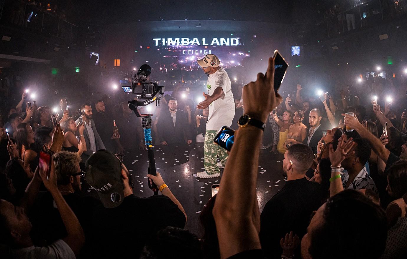 timbaland put on an epic performance at eeven miami on saturday june  after being inducted into the songwriter hall of fame earlier that week jpg