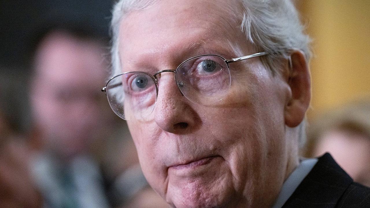 Image of Mitch McConnell's health woes have sparked widespread debate online.