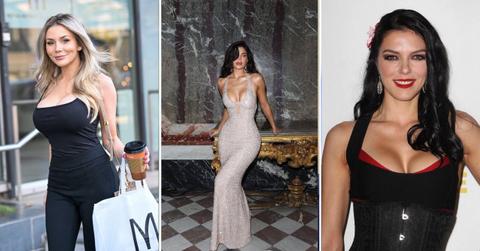 images of Courtney Stodden, Kylie Jenner, and Adrianne Curry.