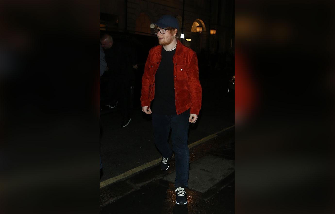 Ed Sheeran and Cherry Seaborn dine at Gymkhana indian restaurant after &#8216;The Brits&#8217;