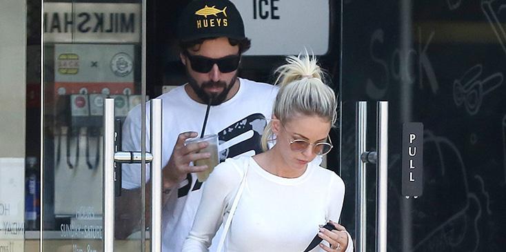 *EXCLUSIVE* Brody Jenner and his fiancee Kaitlynn Carter look casual as they grab lunch