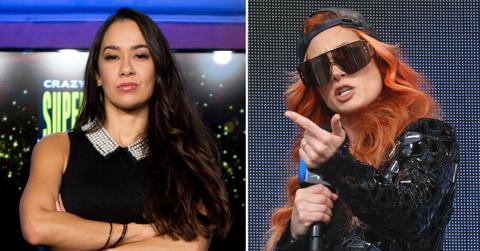 wwe star aj lee vows make rival becky lynch tap wrestlemania