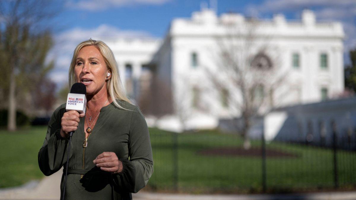 Image of A White House spokesperson claimed Marjorie Taylor Greene has a 'peanut-sized brain.'