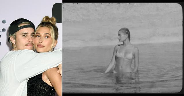justin bieber wife hailey baldwin on the road anyone music video watch pf