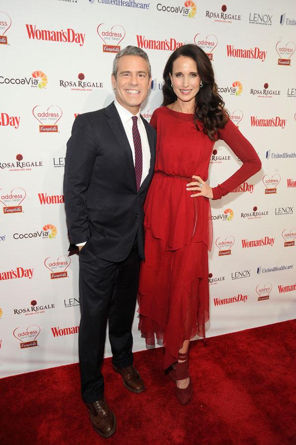 Andy Cohen Andie MacDowell