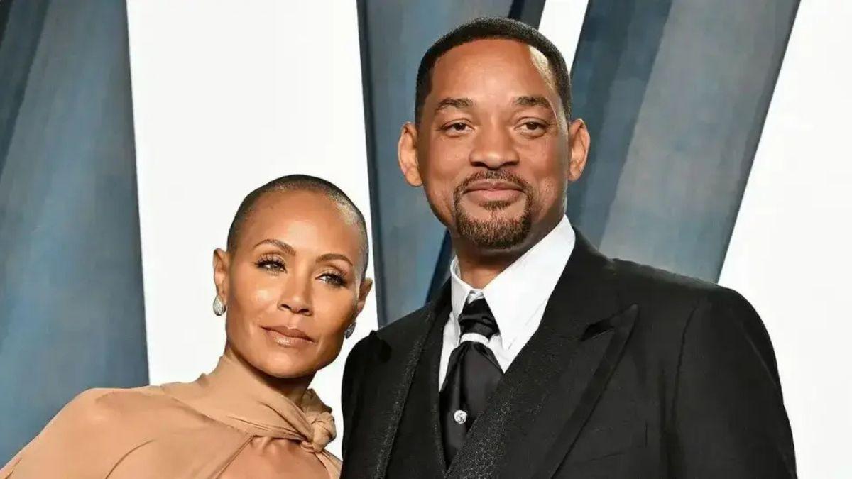 Photo of The internet accused Jada Pinkett Smith of treating her husband like a 'stranger.'