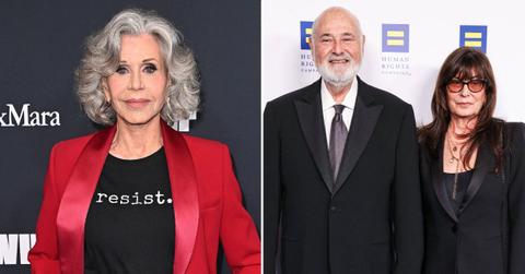 Photo of Jane Fonda, Rob Reiner and Michele Reiner