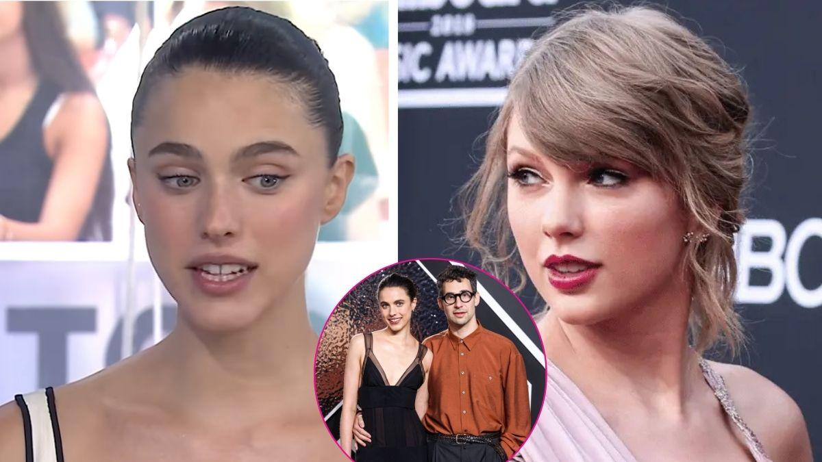 Photo of Margaret Qualley, Jack Antonoff and Taylor Swift