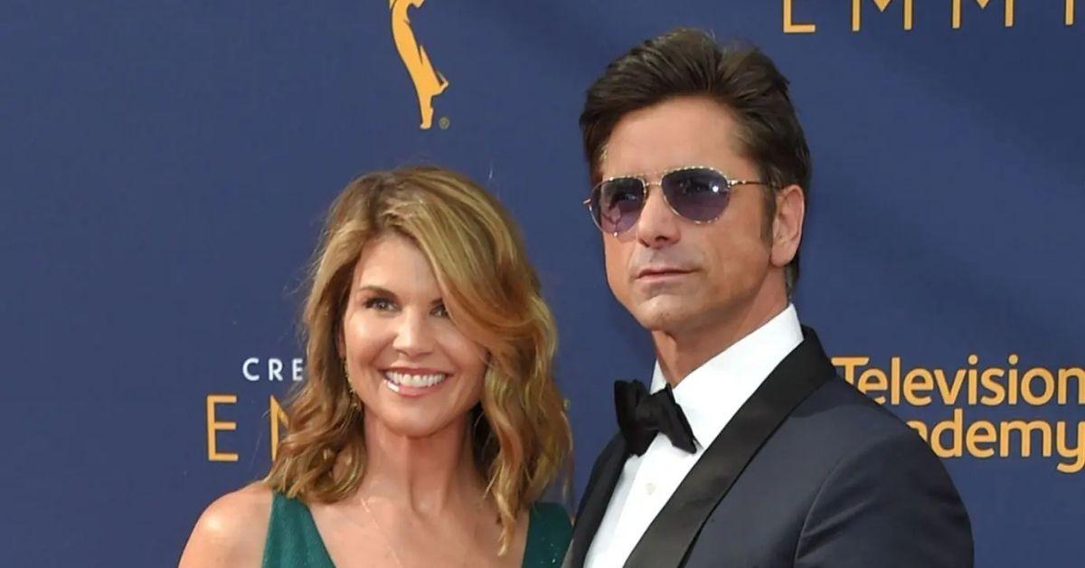 Photo of Lori Loughlin and John Stamos played love interests on 'Full House.'