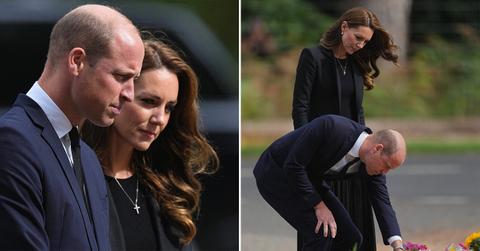 the prince and princess of wales view flowers at sandringham pp