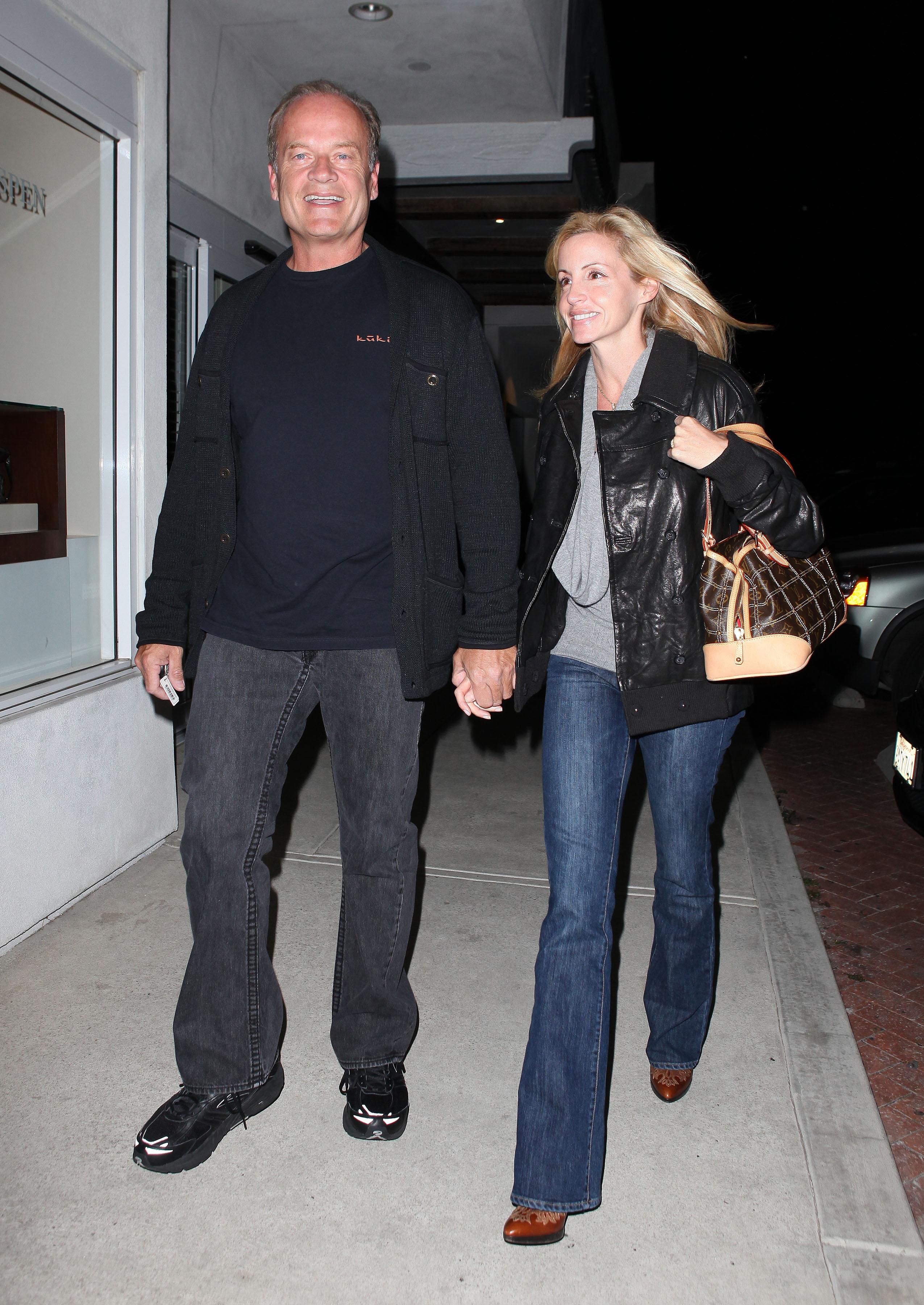 Kelsey Grammer and wife Camille look happy and in love on Valentines Day in Malibu