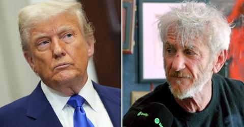 photo of Donald Trump and Sean Penn