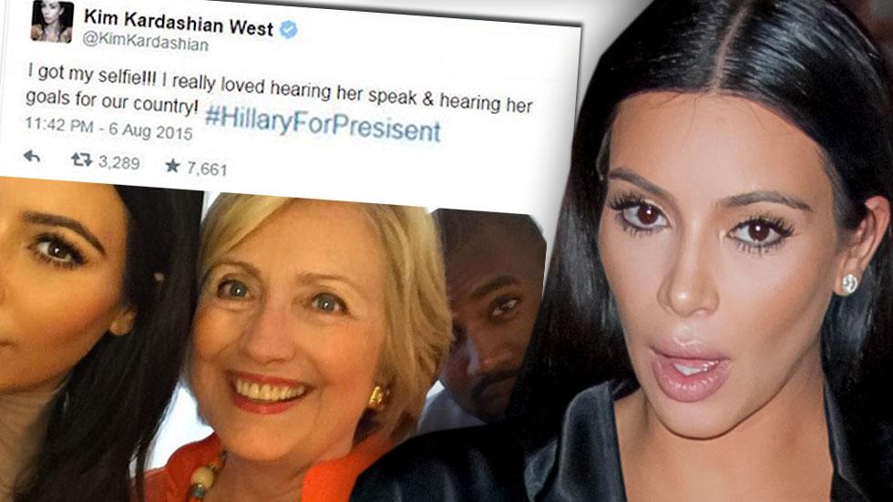 Kim kardashian hillary clinton misspell president twitter 10