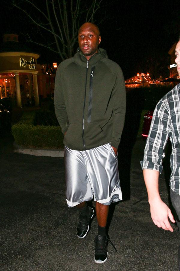 lamar odom picks up fast food