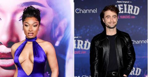 split of Megan Thee Stallion, Daniel Radcliffe.