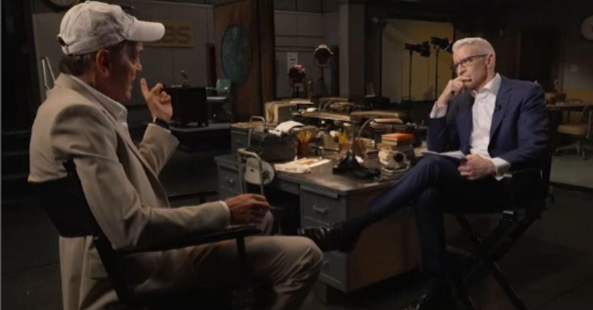 Photo of Anderson Cooper and George Clooney