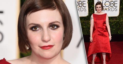Lena dunham 72nd golden globe