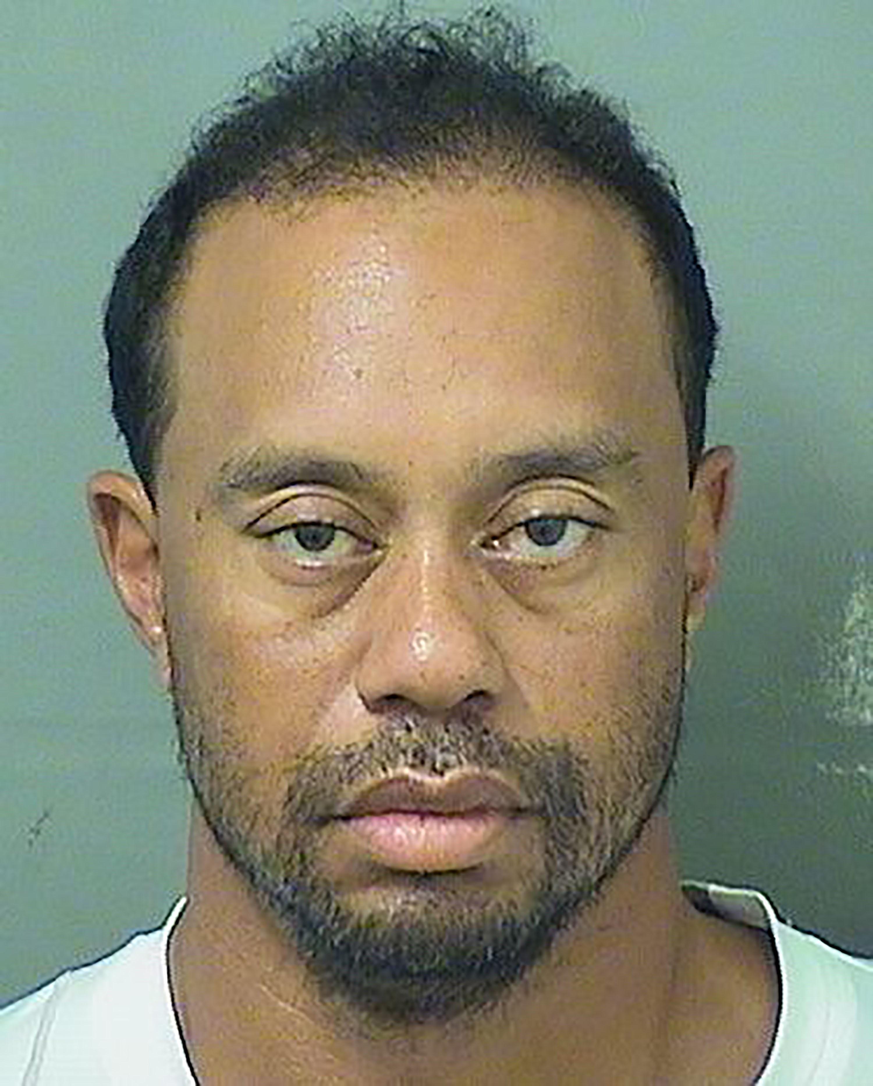 Tiger Woods’ mugshot released after DUI arrest