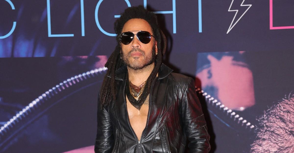 lenny kravitz labeled coolest person working out leather pants watch