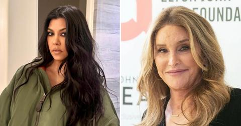 Composite photo of Kourtney Kardashian and Caitlyn Jenner