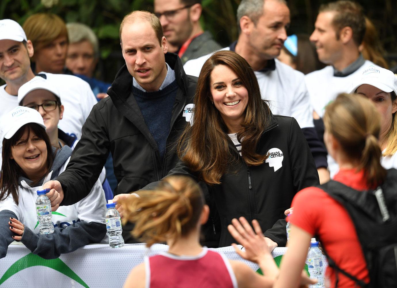 Kate Middleton Prince William Harry London Marathon Photos 06