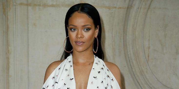 Rihanna attends Dior Show in Paris