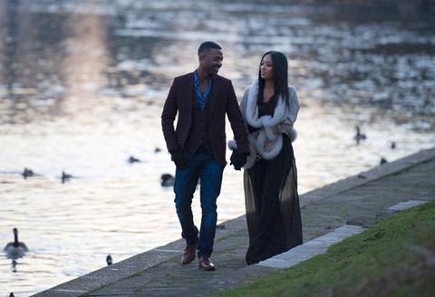 Ray J Photographed With Wife Princess Love