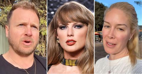Composite photo of Spencer Pratt, Taylor Swift and Heidi Montag.