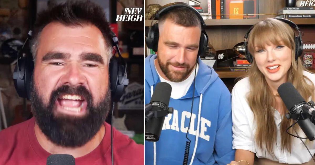 Image of Jason Kelce previously wished Travis Kelce and Taylor Swift a 'giant congratulations' on their engagement.