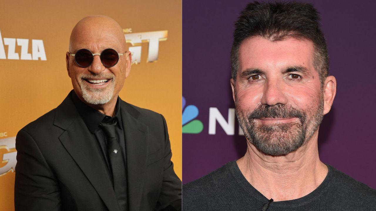 Image of Howie Mandel and Simon Cowell.