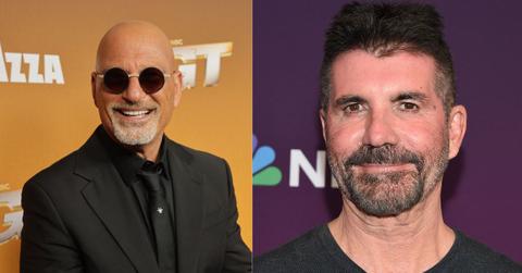 Image of Howie Mandel and Simon Cowell.