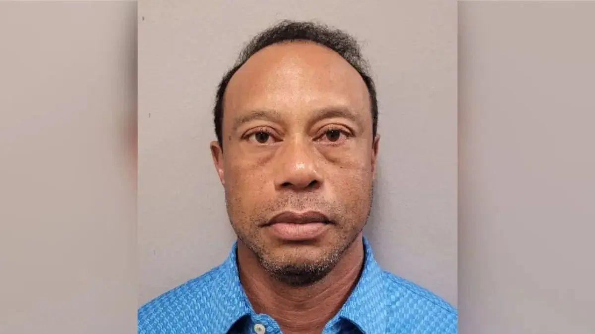 Photo of Tiger Woods was charged with a DUI after his March 27 car crash.