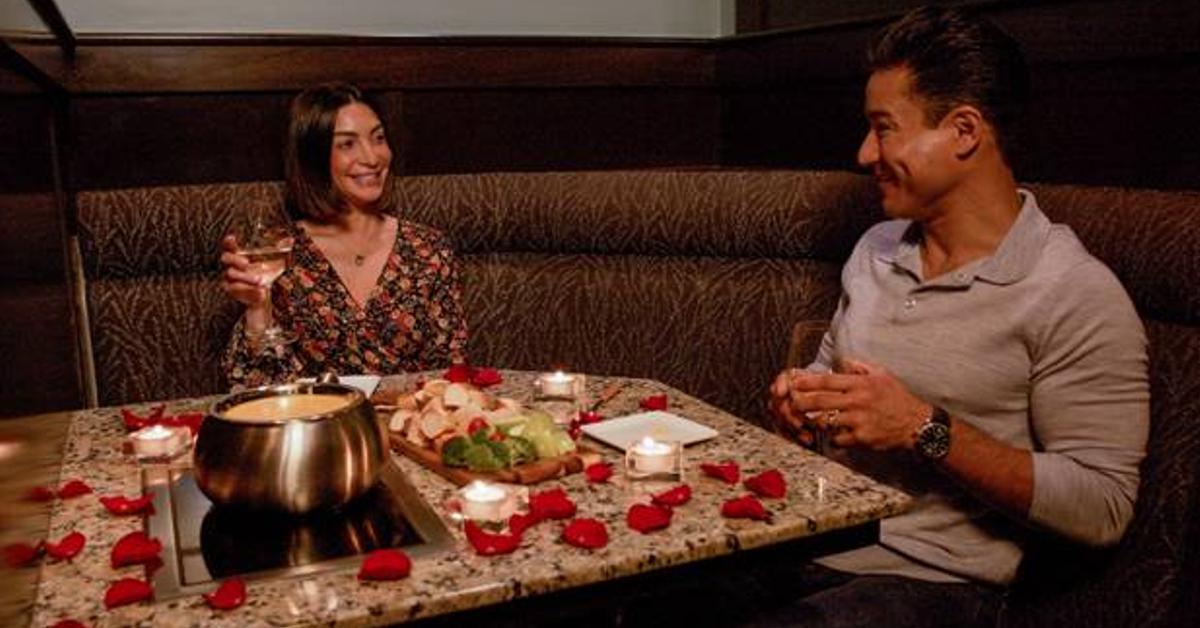 mario courtney lopez romantic date night melting pot