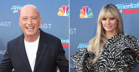 heidi klum teaches howie mandel to work the runway heels video