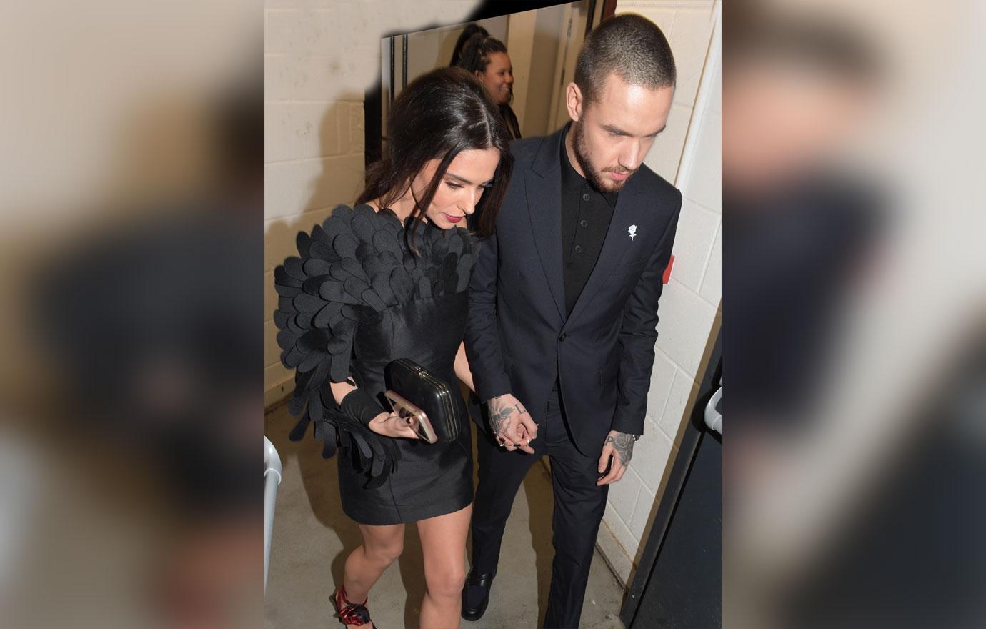 Liam Payne and Cheryl Cole look downbeat following Brit Awards