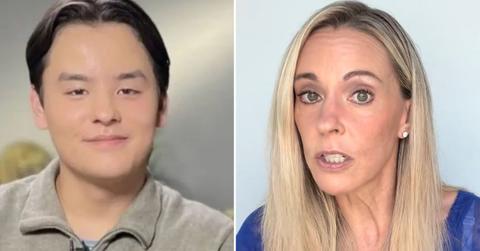 Composite photo of Collin Gosselin and Kate Gosselin