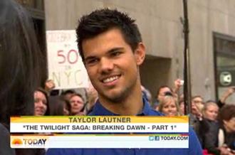 Taylor Lautner Shirtless A Lot Less Than Robert Pattinson & Kristen  Stewart in 'Breaking Dawn