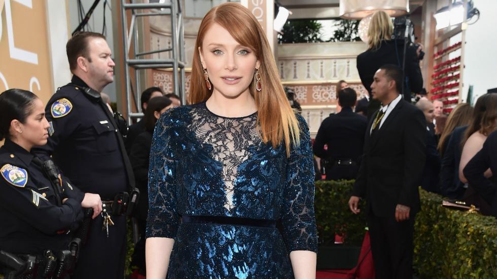 Dallas bryce howard golden globes pp