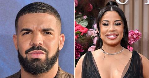 Split photo of Drake and Keshia Chanté
