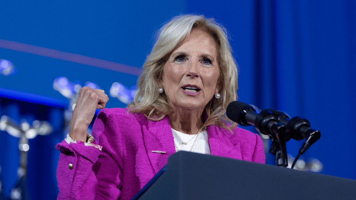 Image of Jill Biden and her family are in NYC to promote her new memoir.