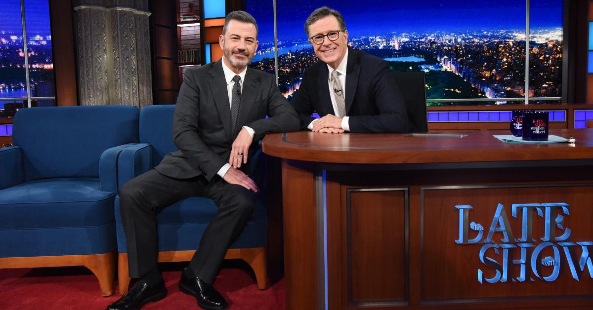 Image of Stephen Colbert also dealt with CBS making the decision to cut his show next year.