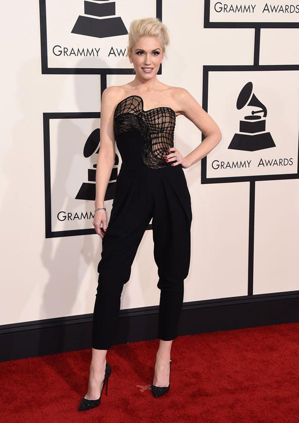 Gwen stefani 2015 grammy arrivals